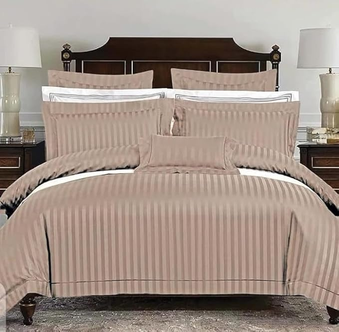 Luxury 100%Cotton Colored Satin Duvet cover