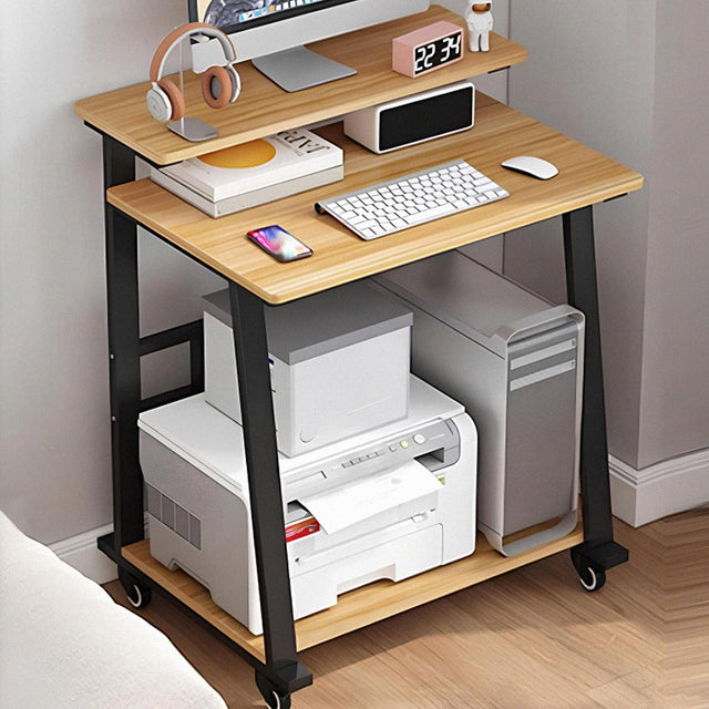 Small Computer Desk for Small Spaces, Compact Computer Desk