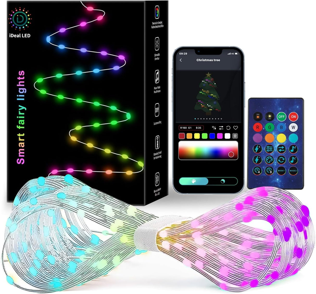 String Lights – Music Sync, Remote & APP Control