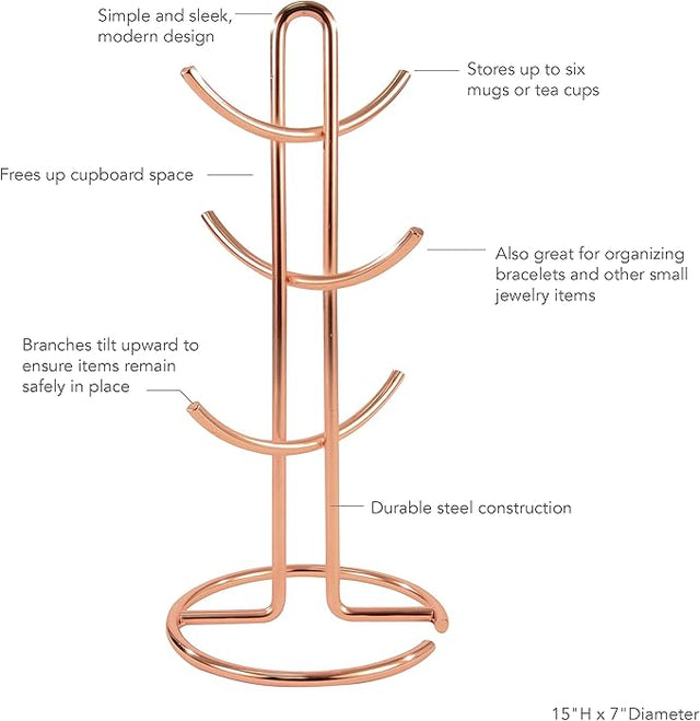 gold heavy duty metallic cup holder