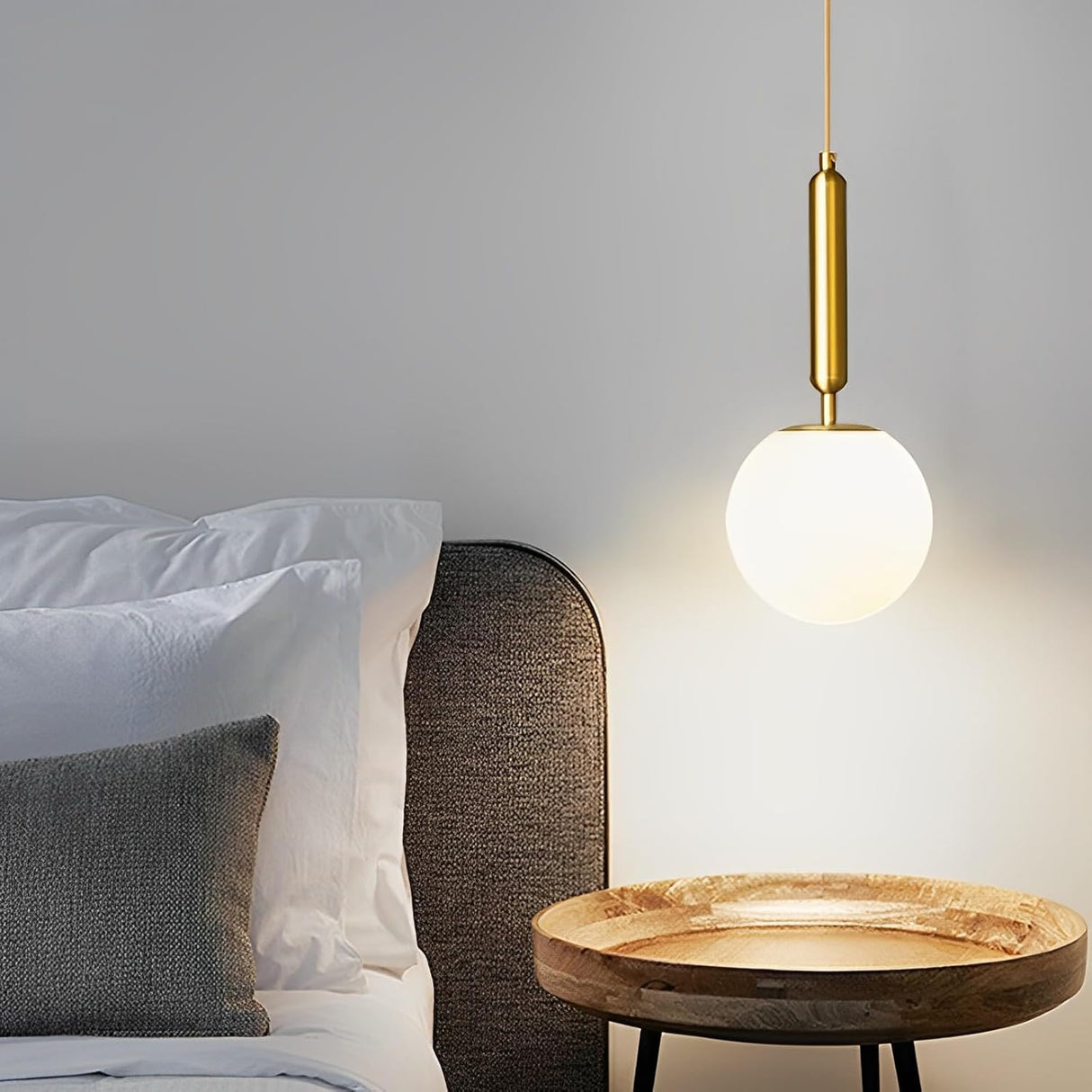 Modern Gold Globe Pendant Light