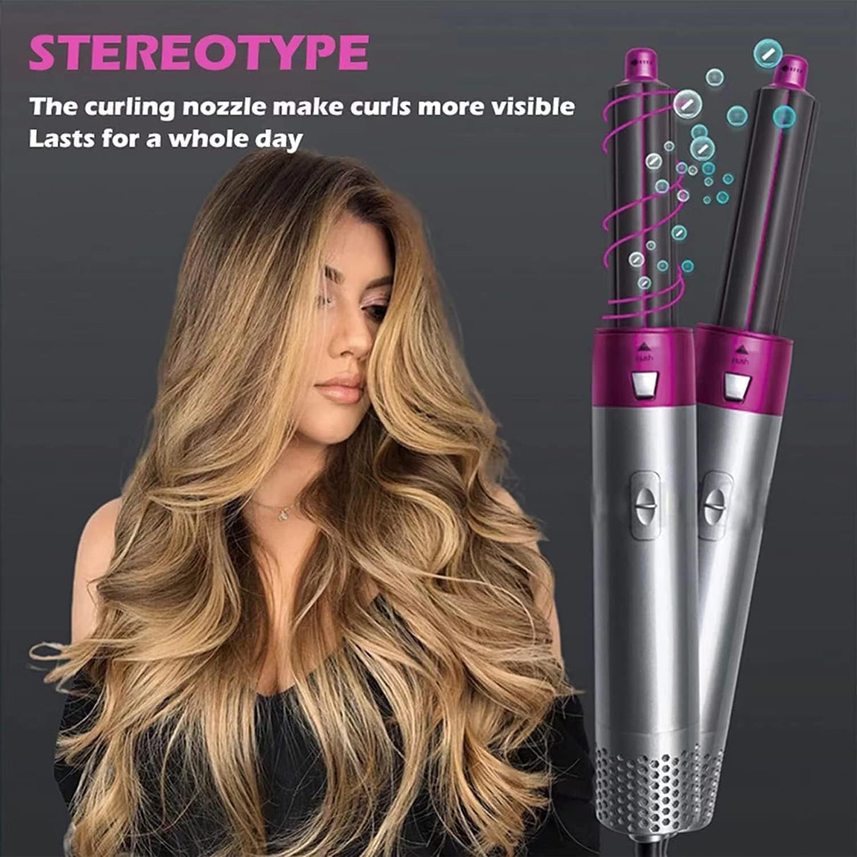 5-in-1 Hot Air Styler / Hair Dryer Brush