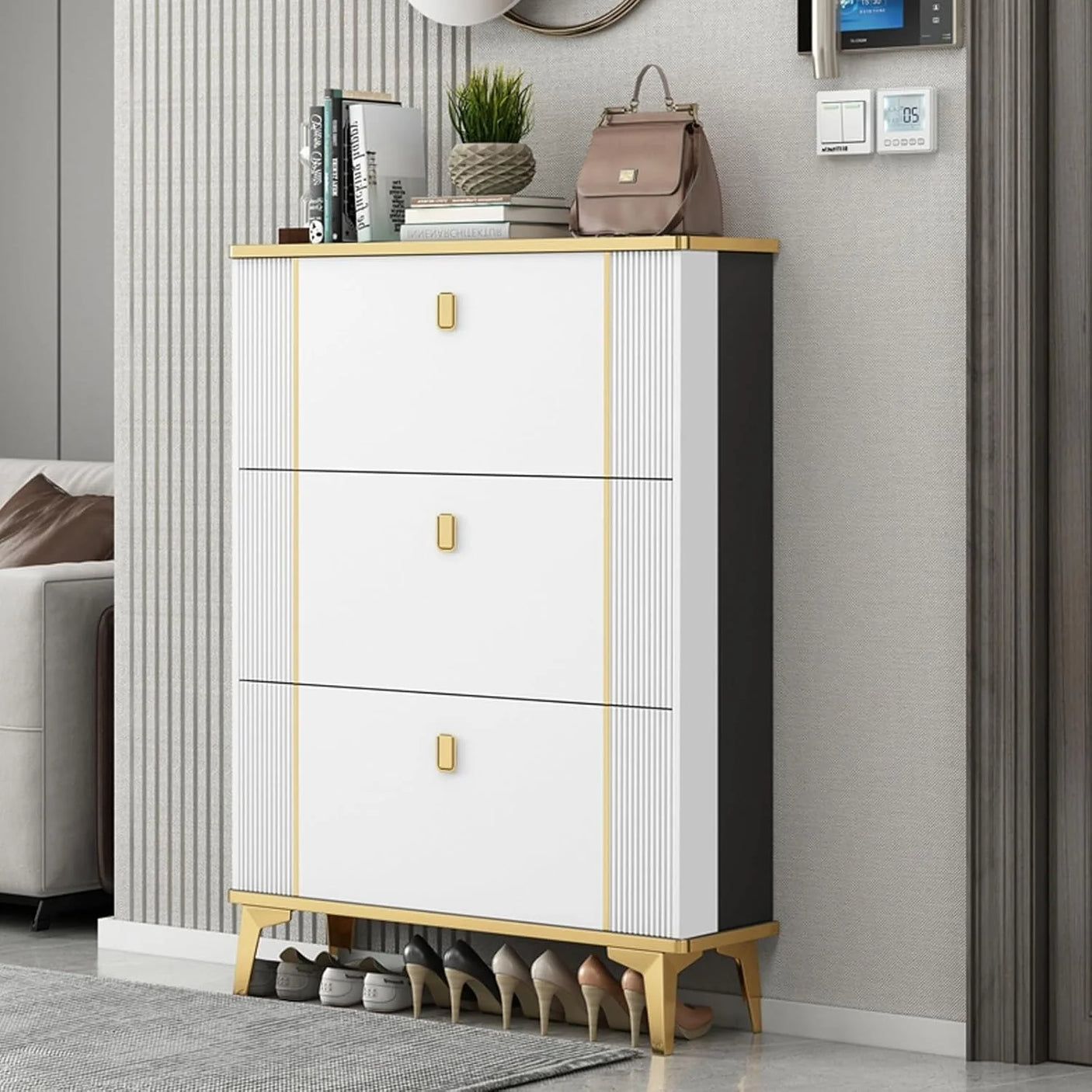 Shoe Rack Storage Cabinet