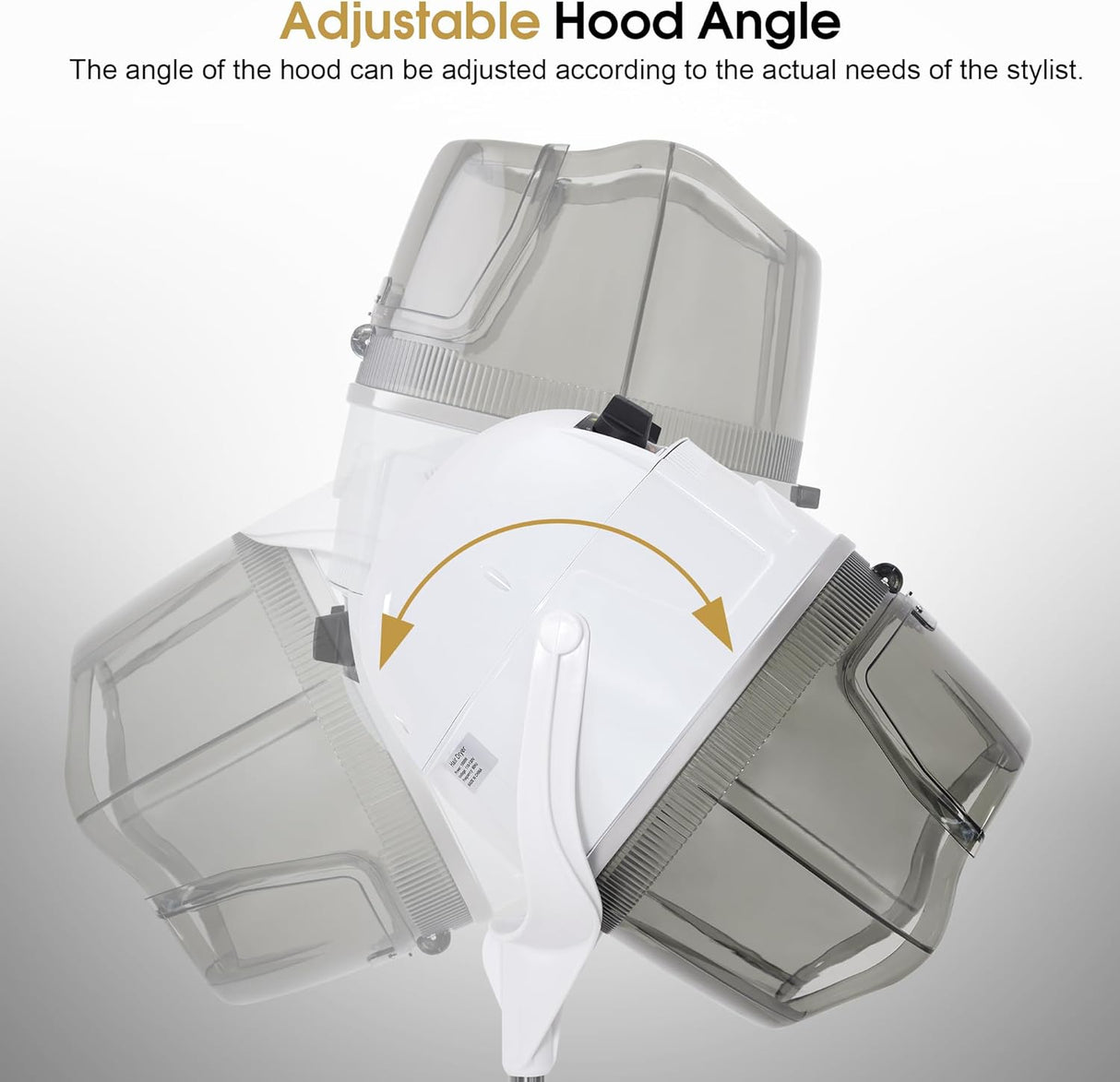 Hooded Hair Bonnet Dryer with Stand 1300W