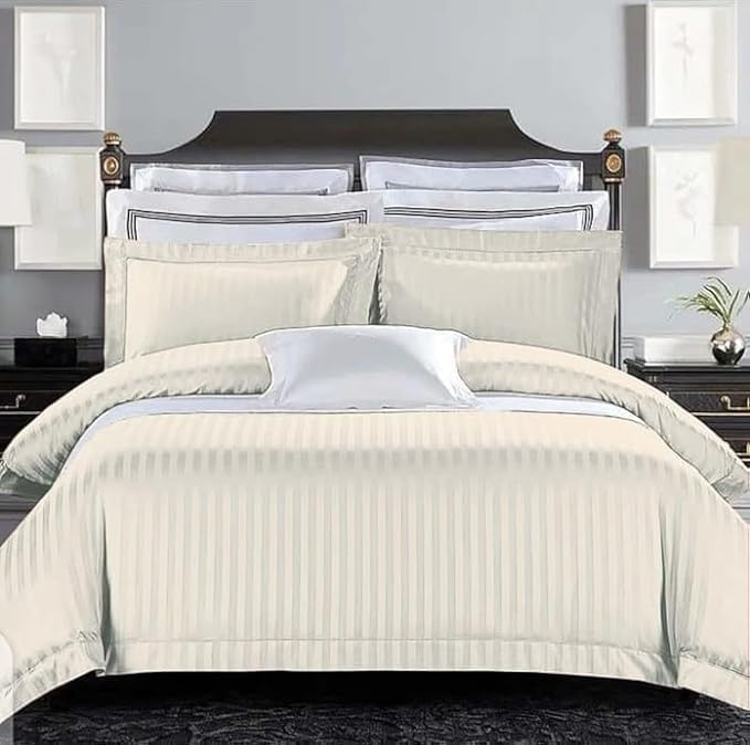 Luxury 100%Cotton Colored Satin Duvet cover