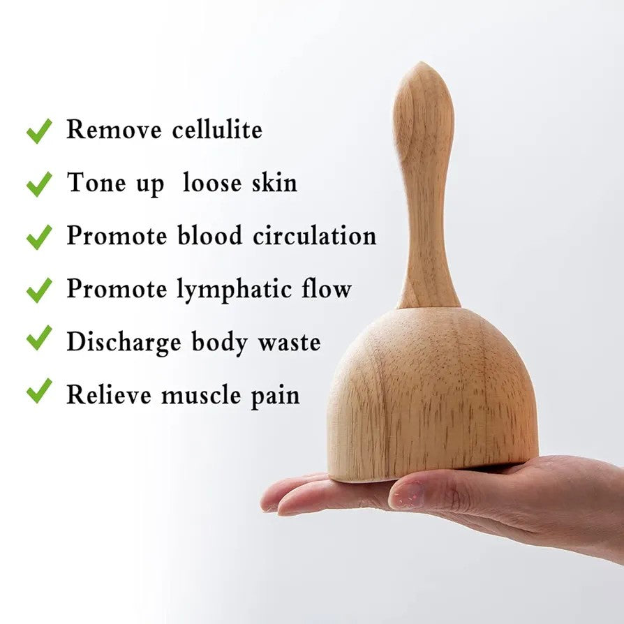 Wood Therapy Cupping Cup / Body Sculpting Massage Tool