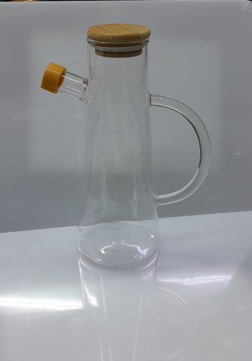 Oil jar with Bamboo lid