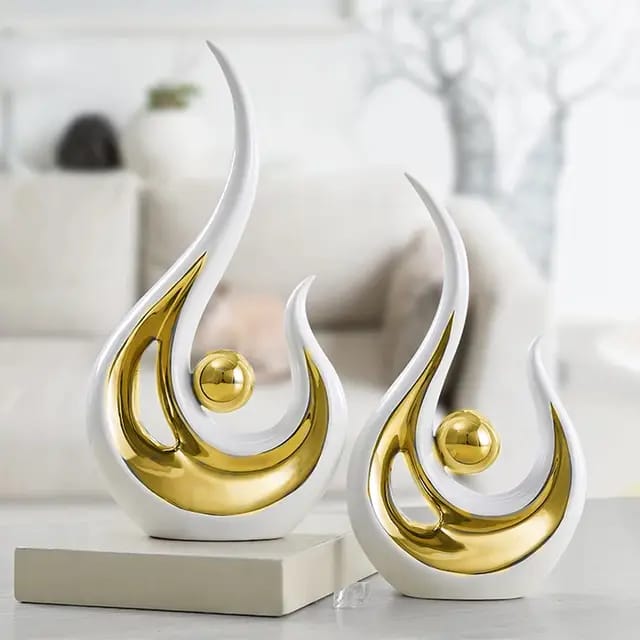 Decoration Ornament Office Shelf Desk Art Statue Modern Home Decor