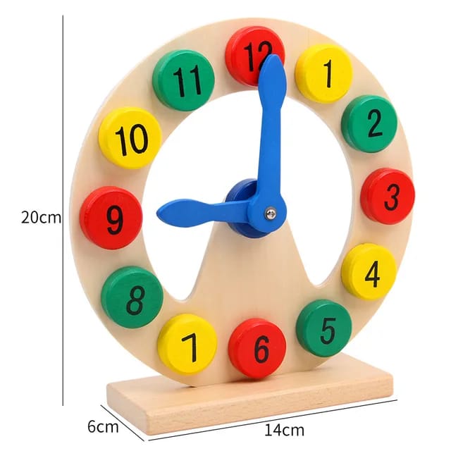kids learning Wooden Clock – Elegant & Timeless Design