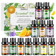 Essential Oils by Pure Aroma 100% Pure Oils Kit 6 Aromatherapy Oils Gift Set-6 Pack, 10ml