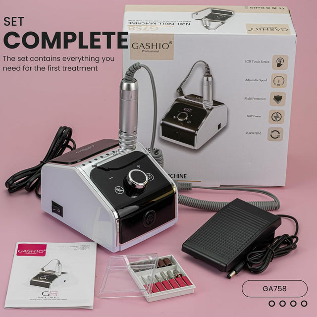 Electric Nail Drill Machine 50W with Foot Pedal – Professional Manicure & Pedicure Set