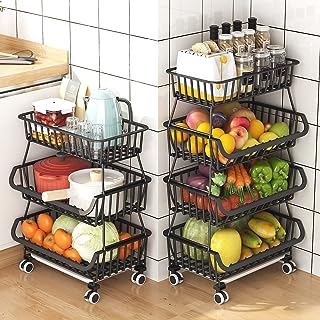 Metallic (4 layer&3 layer) Multifunctional organizer / fruit rack