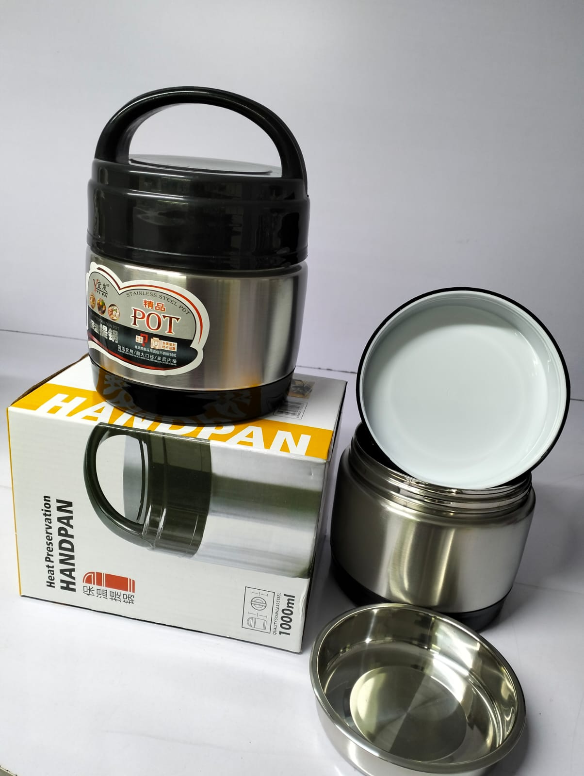 Food flask 1000 ml hand pan