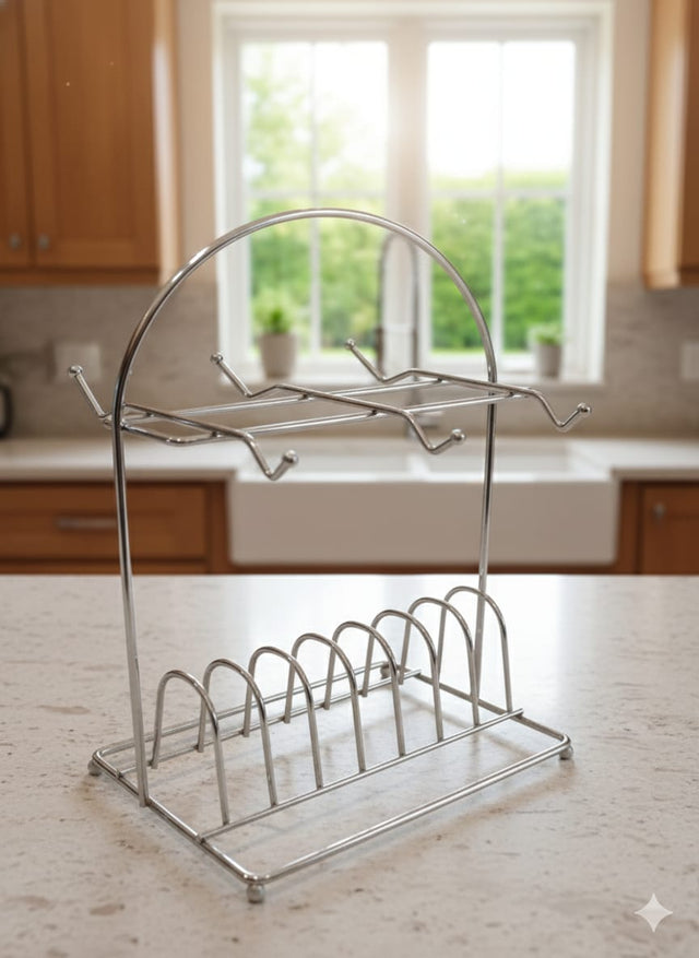 Cup and saucer rack
