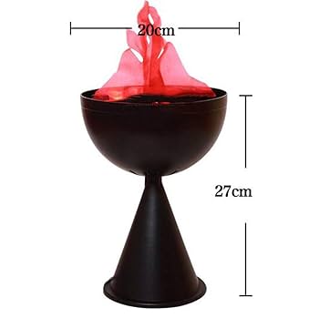Flammen Lampe – Wine Lamp Stand Fireplace Décor Piece 20 cm diameter by 27 cm height
