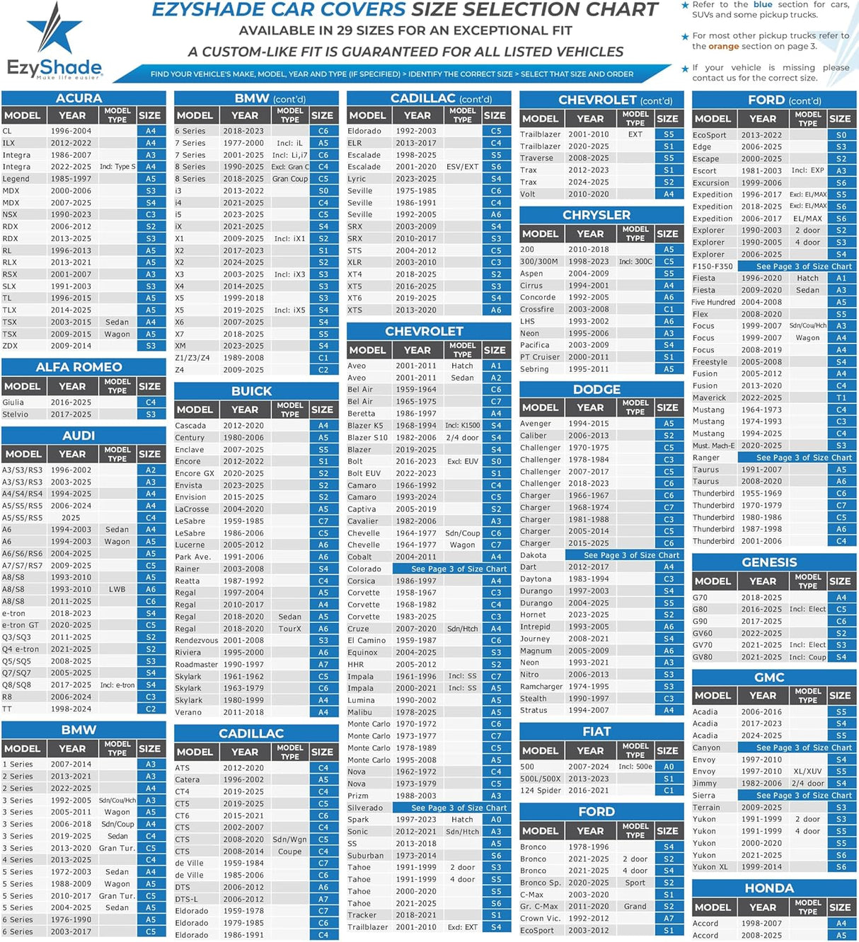 Car Cover Waterproof All Weather. See Vehicle Size-Chart for Accurate Fit.With door zipper