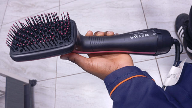 Hair Straightener Brush 3-in-1