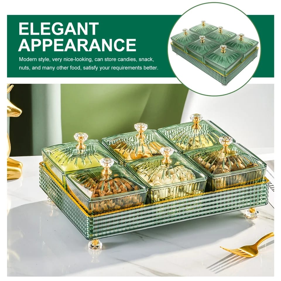 Acrylic Square Designer Serving Plate