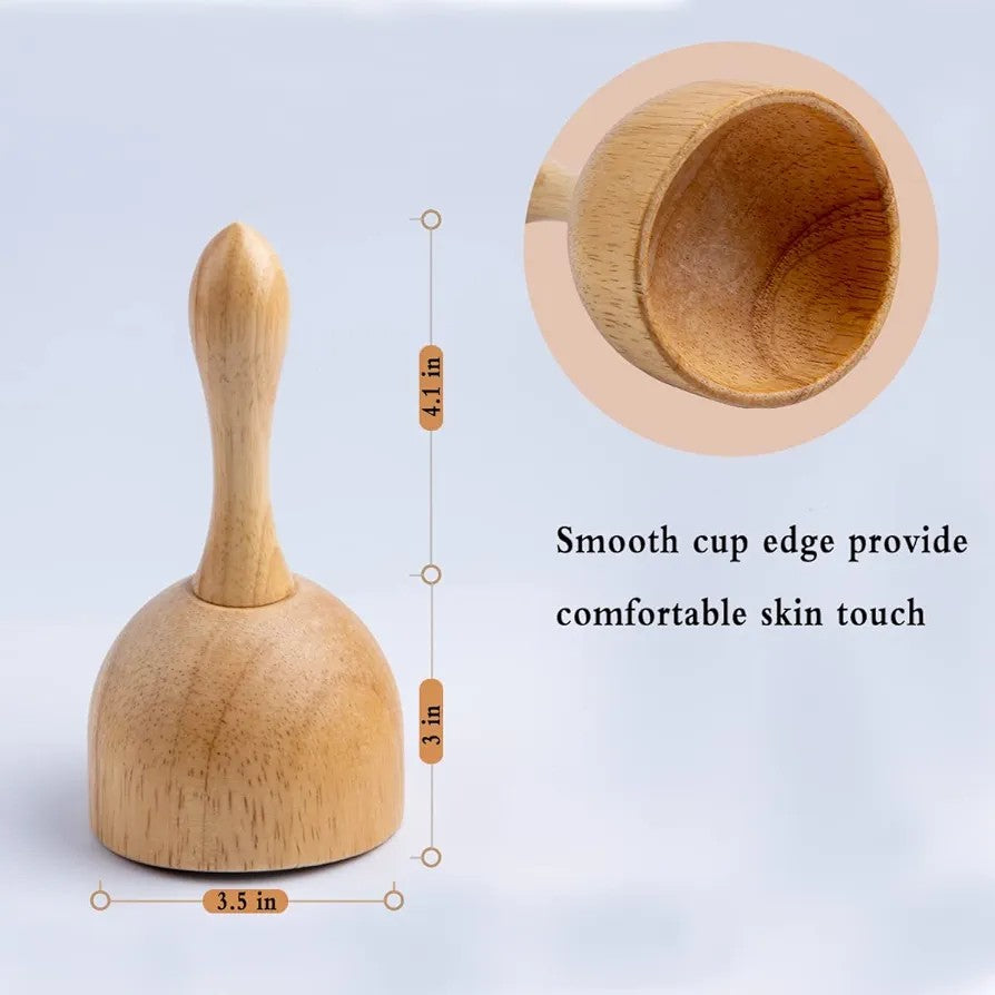 Wood Therapy Cupping Cup / Body Sculpting Massage Tool