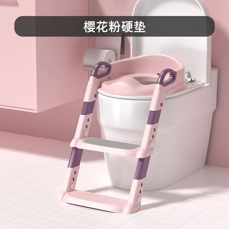 Kids Training Toilet ladder seat with PVC cushion