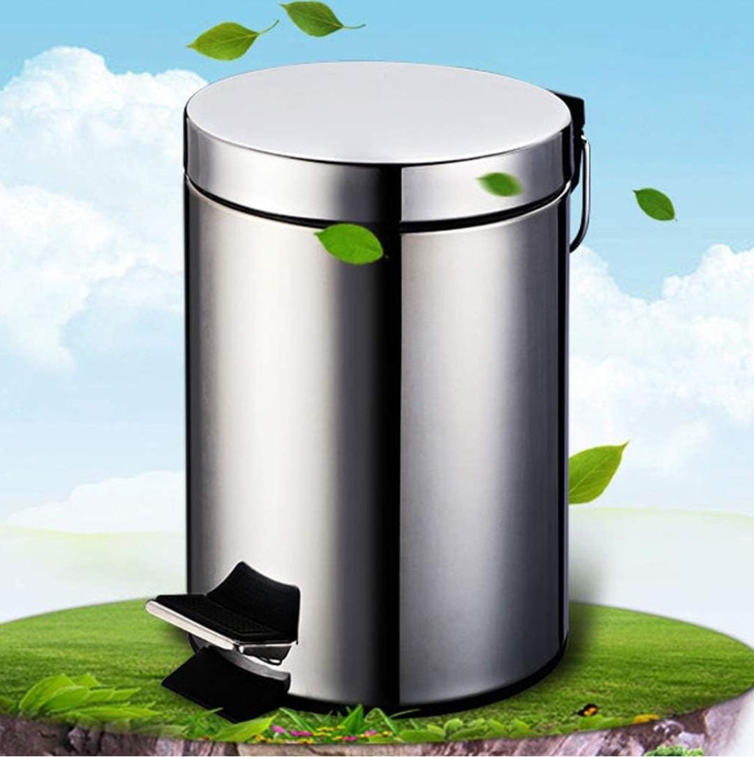 Stainless Steel Pedal Dustbin – 20 Liters