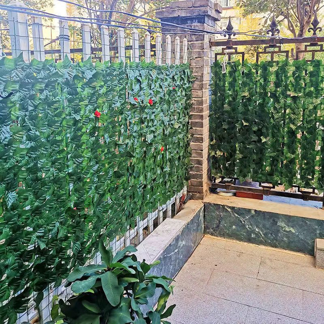 Artificial Balcony Fence Screen, 3m x 1m