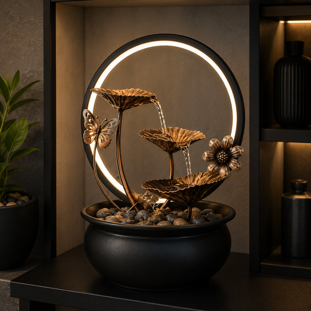 LED Lotus Water Fountain