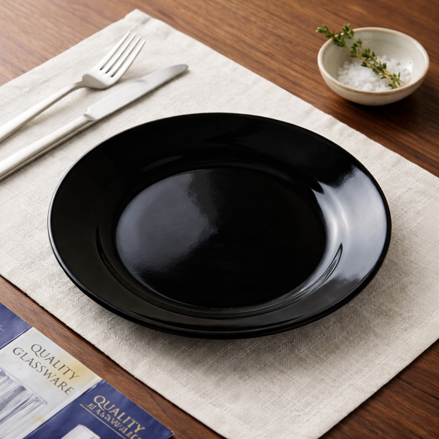 Ceramic black plate