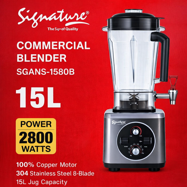 Signature SG-BL09 Professional Blender 1600W 2L Jar