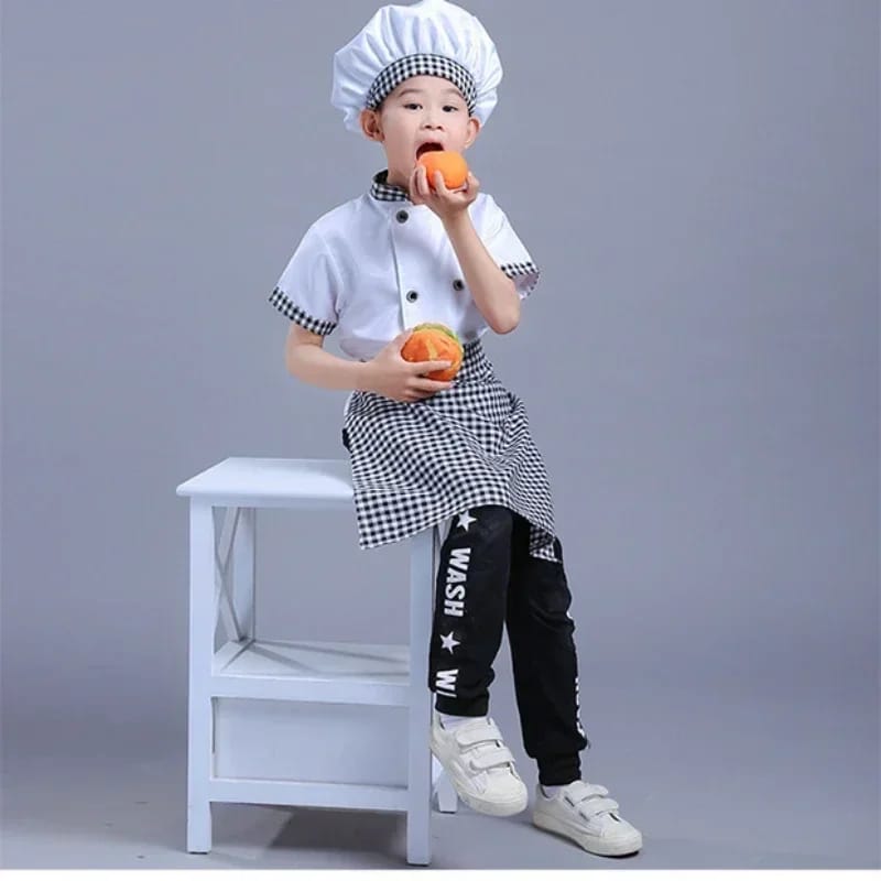 Children Professional Chef costume Kids Professional Chef Costume Set
