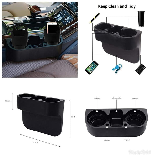 Double Car Cup Holder Extender