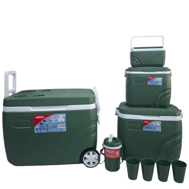 Plastic Insulated Cooler and Water Dispenser Set – Milton Super Chill