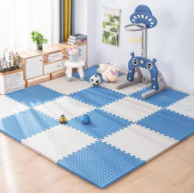 Extra Thick Interlocking Baby Floor Mat cry