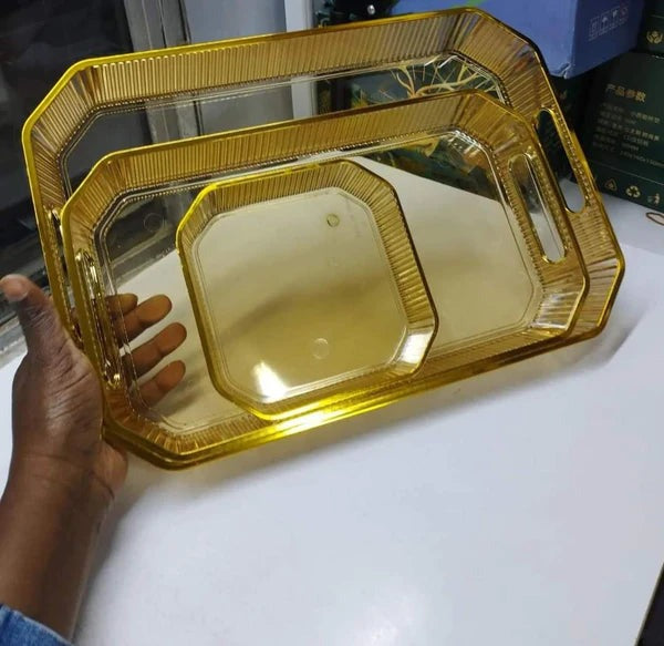 Nordic Multipurpose Rectangular Storage Tray 3PCS