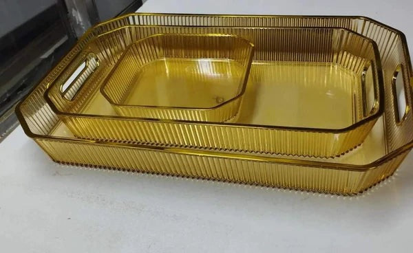 Nordic Multipurpose Rectangular Storage Tray 3PCS