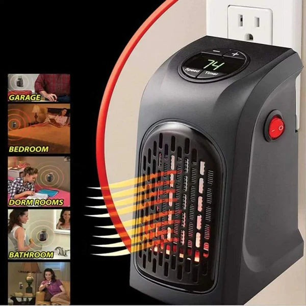 400W Electric handy heater/wall plug