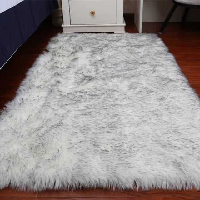 Faux Fur Bedside Mat 5×6