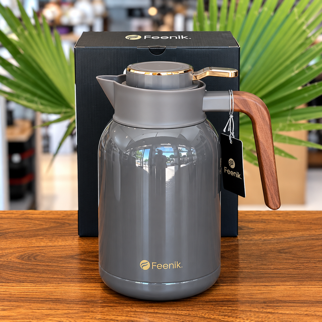 Feenik Grey Unbreakable Vacuum Flask spn