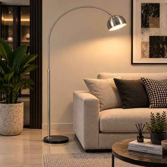 Vin floor arc lamp
