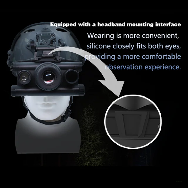 Digital Night Vision Binoculars with HD Display & Tactical Flashlight