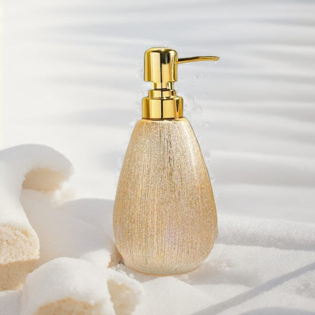 Golden Ceramic Soap & Lotion Dispenser CRY