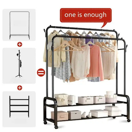 clothes display rack simple indoor and outdoor multifunction clothing rack