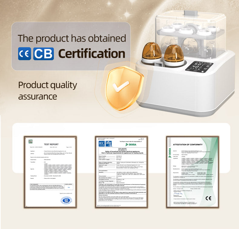 Bottle Steam Sterilizer Dryer & Baby Bottle Warmer