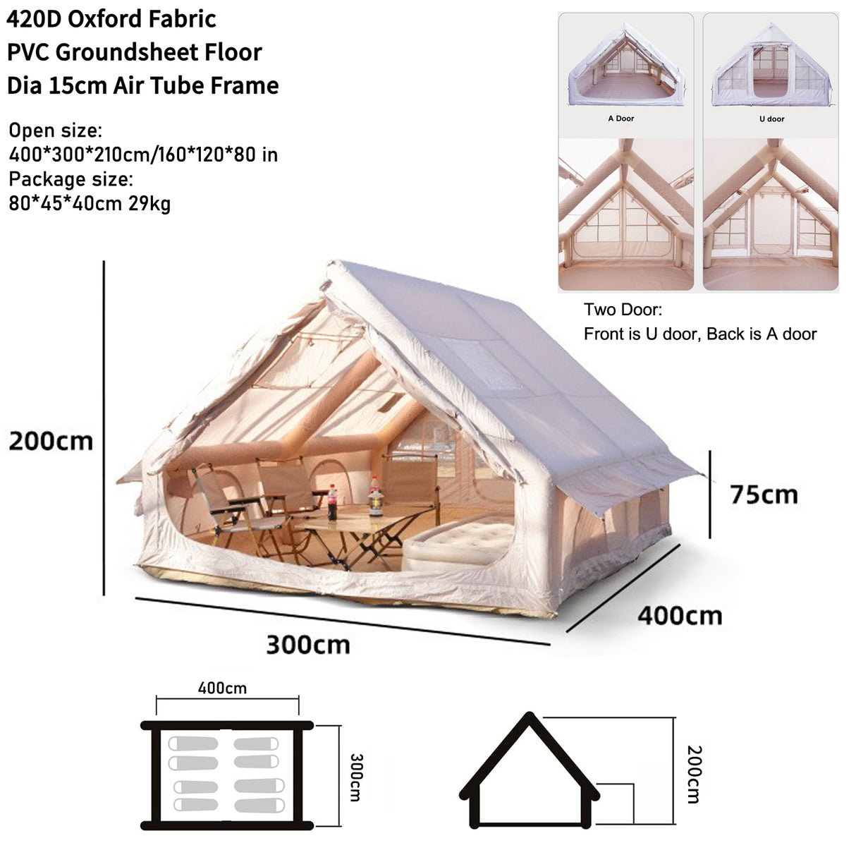 Outdoor Family Air-Dome Tent