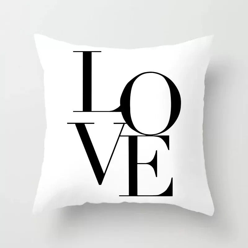 cotton and linen throw pillow cases