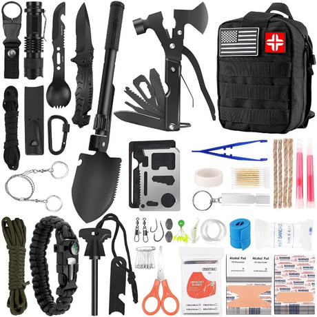 Hiking Emergency survival tool travel rescue bag
