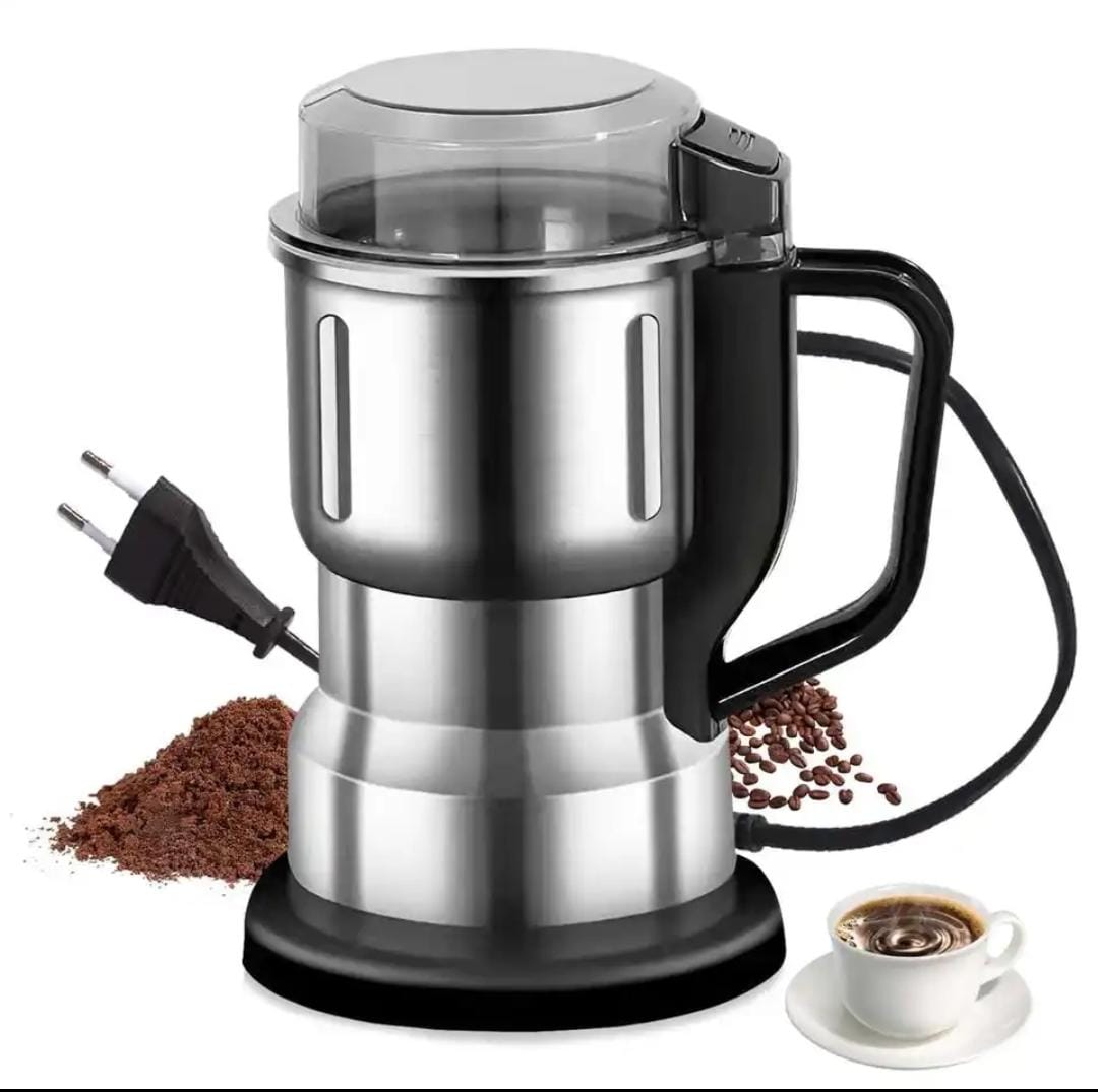 Household Grain Grinder, Superfine Powder Machine for Chinese Medicinal Herbs and Coffee Grinding Electric Bean Mill
