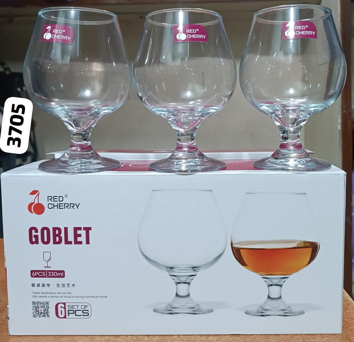 330 ml cognac glasses