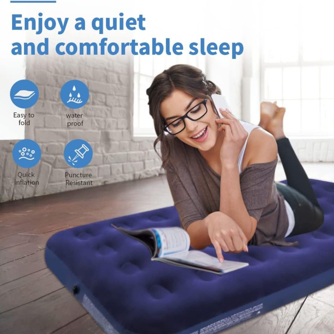 Inflatable mattresses with electric pump