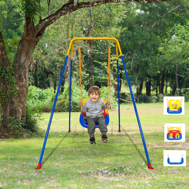 Kids Outdoor Swing Set